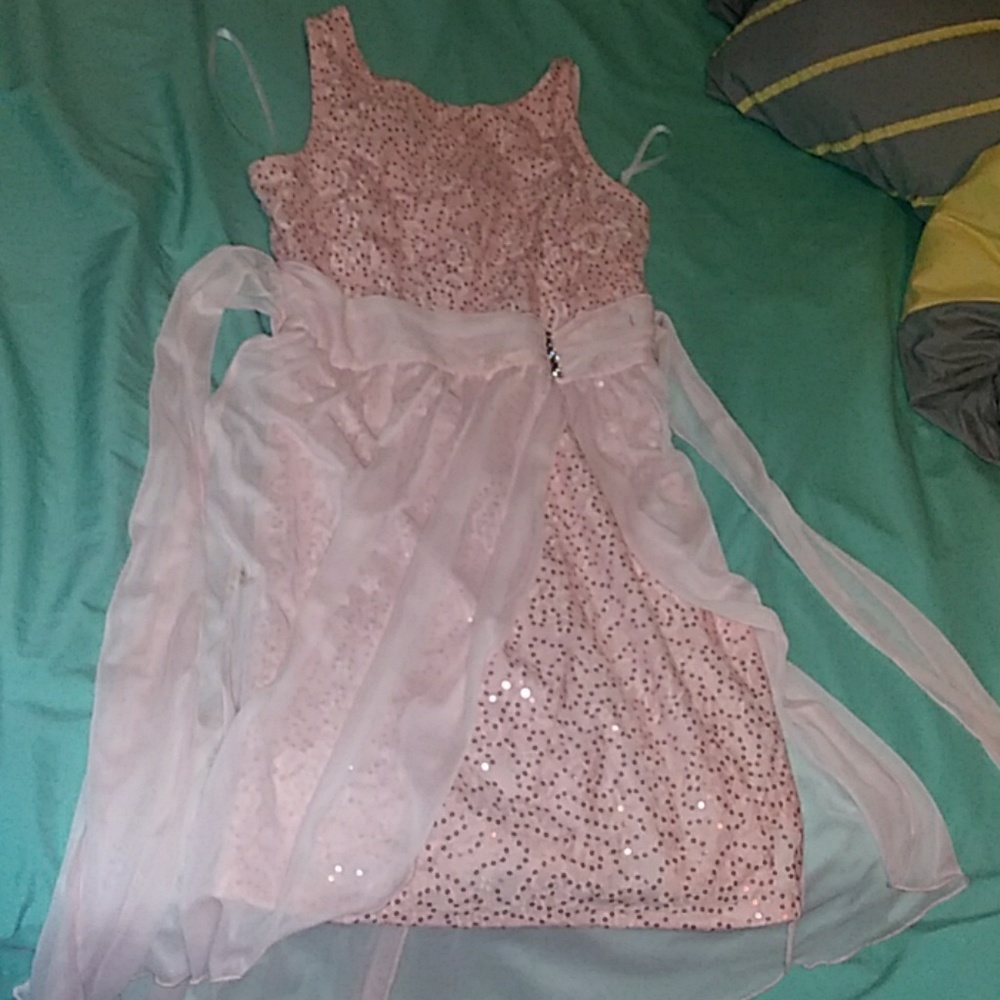 Peach dress